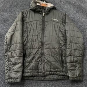 Columbia Jacket Womens XS Gray Omni-Heat Omni-Shield Interchange Hooded